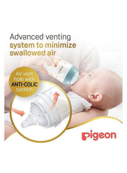 Pigeon Softouch Wide Neck Plastic Nursing Bottle 160ML