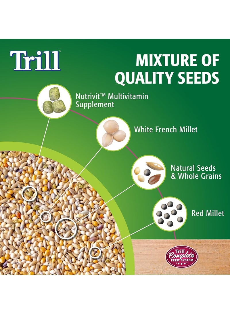 Trill Finch Seed Mix 500g - Premium Bird Food