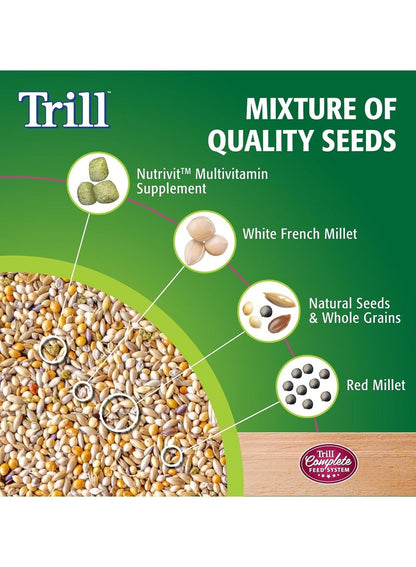 Trill Finch Seed Mix 500g - Premium Bird Food