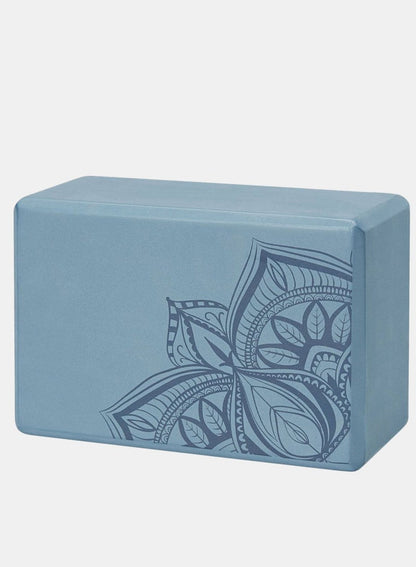 Gaiam Printed Yoga Block for Stability and Support