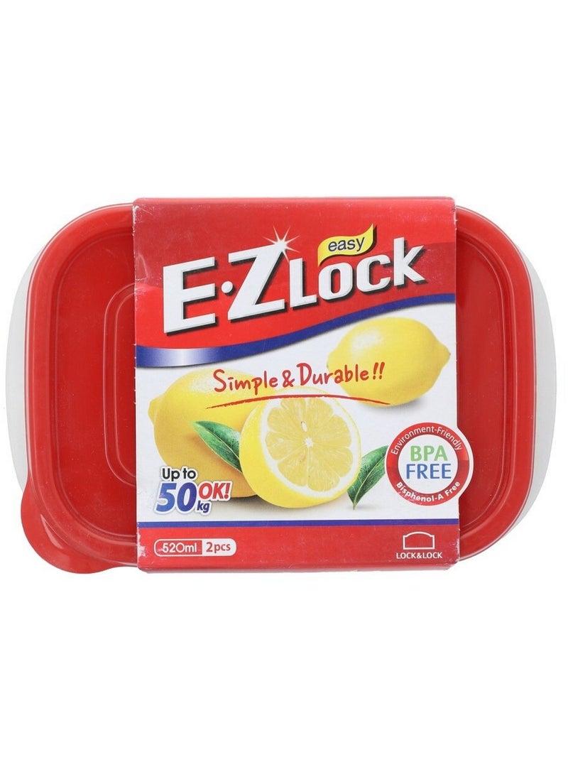 LOCK & LOCK E.Z Lock Food Storage Containers Set