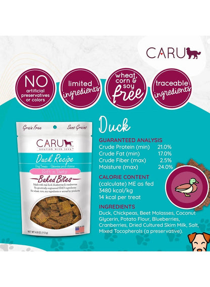 CARU Soft N’ Tasty Duck Bites Dog Treats
