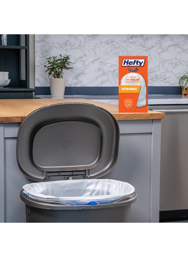 Hefty Strong 13 Gallon Trash Bags - Premium Quality