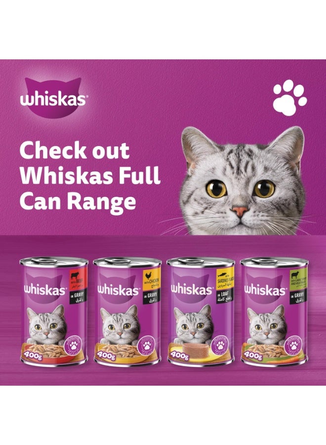 Whiskas Lamb Turkey And Vegetables Cat Food 400g