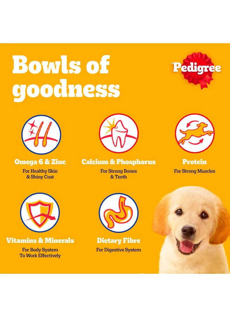 Pedigree Chicken, Egg And Milk Flavor Dry Dog Food