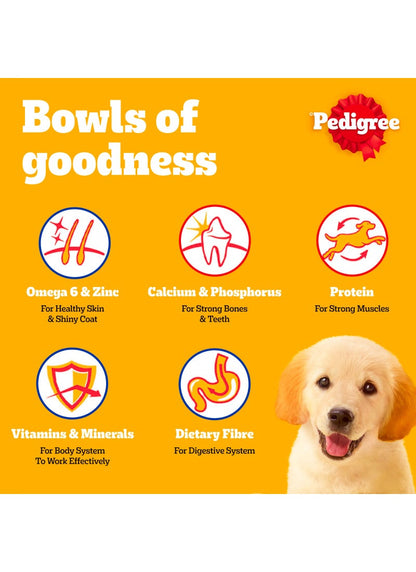 Pedigree Chicken, Egg And Milk Flavor Dry Dog Food