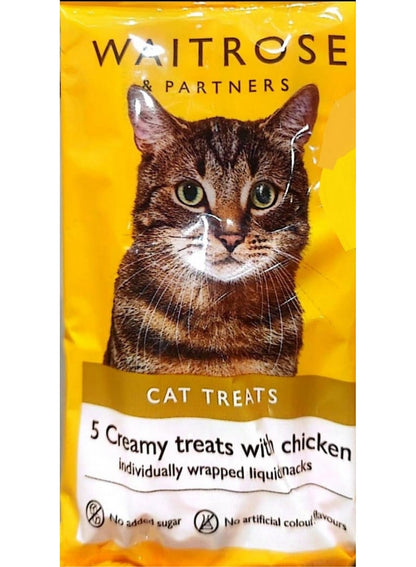 Waitrose & Partners Creamy Snacks With Chicken 75g
