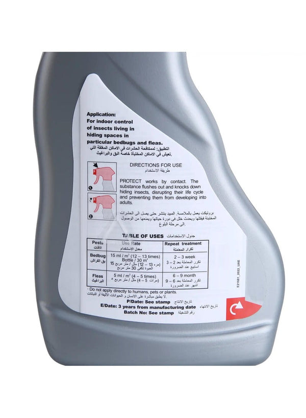 Protect Bedbug and Flea Killer Spray 480 ML