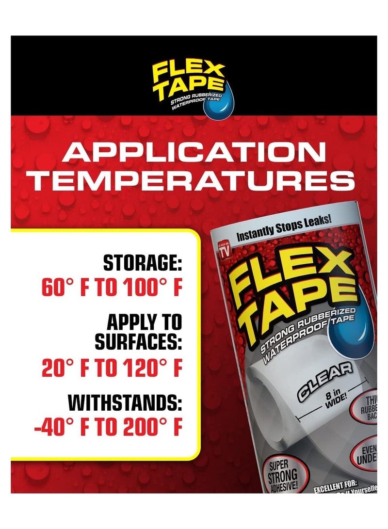 FLEX TAPE Max Waterproof Repair Tape Black