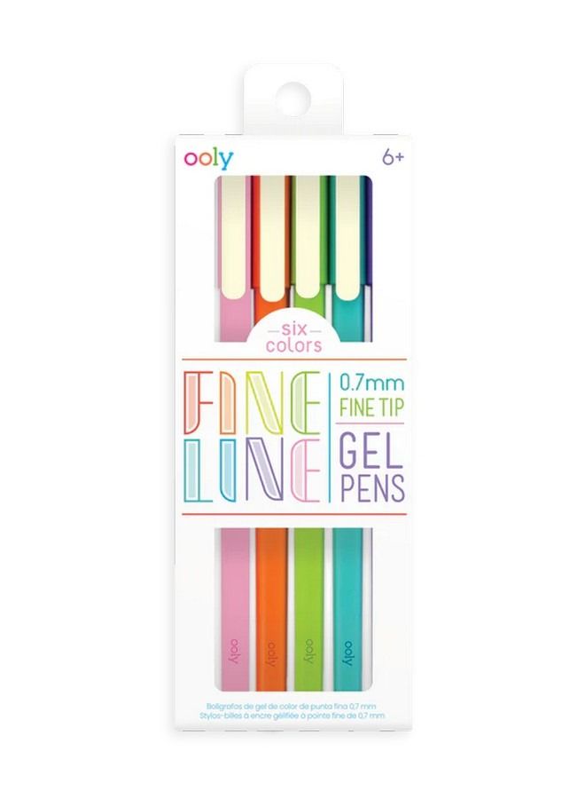 Ooly Fine Line Colored Gel Pens - Premium Quality