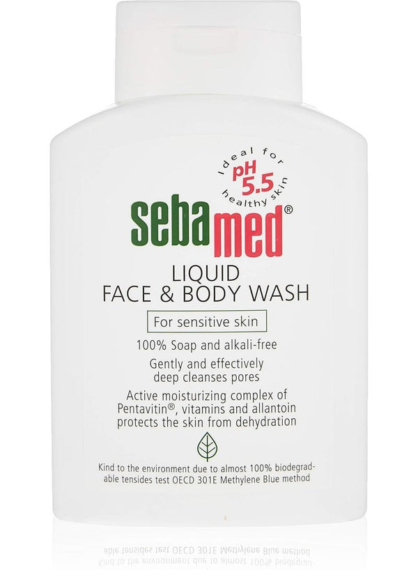 Sebamed Liquid Face & Body Wash Sensitive Skin 200ml
