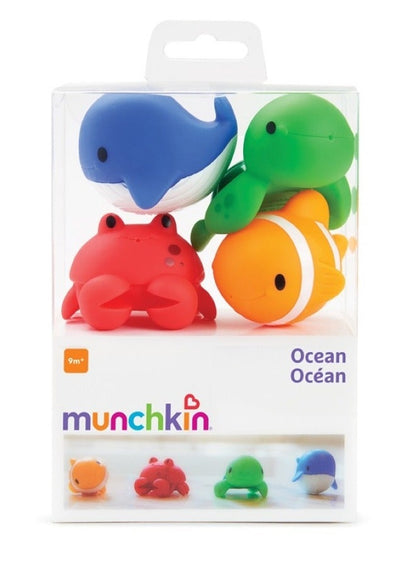 Munchkin Ocean Friend Squirts - Fun Bath Toys