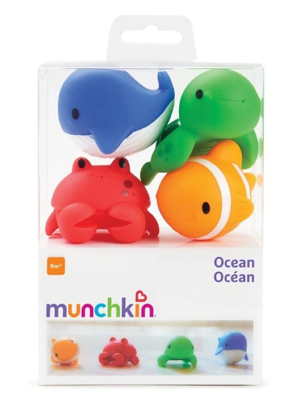 Munchkin Ocean Friend Squirts - Fun Bath Toys