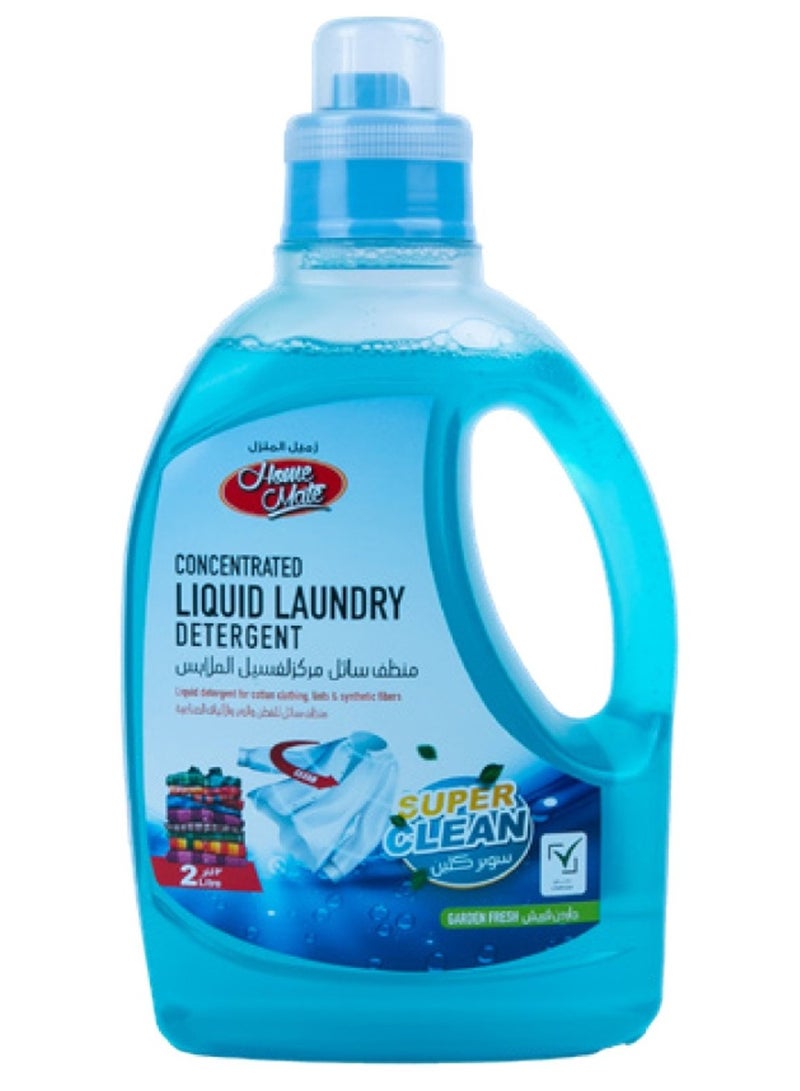 Home Mate Garden Fresh Laundry Detergent 2L