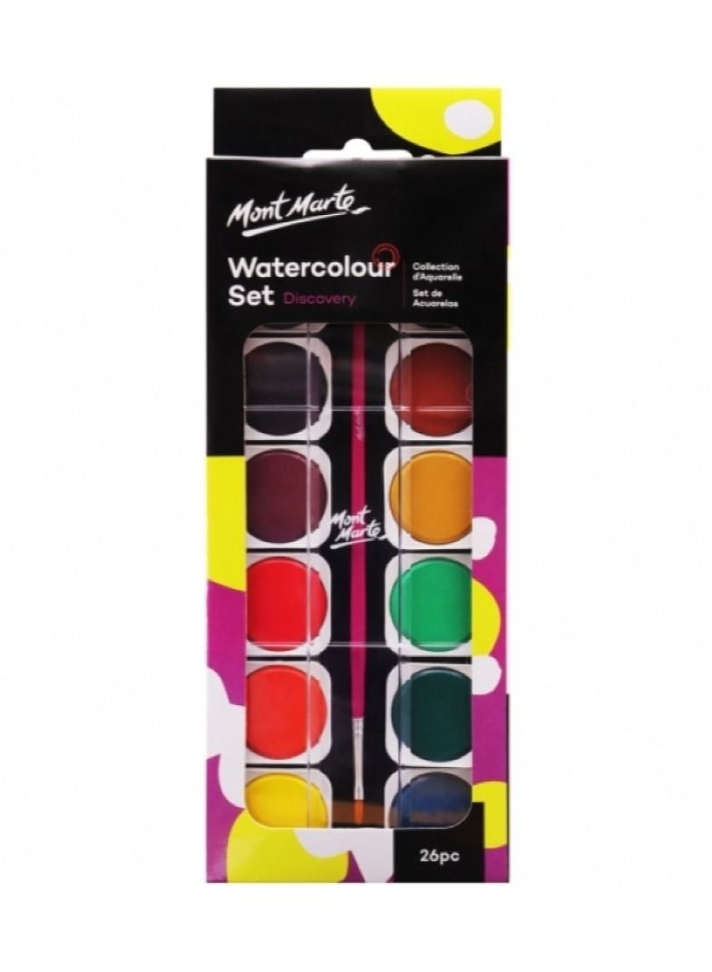 Mont Marte Watercolour Set 26 Colours