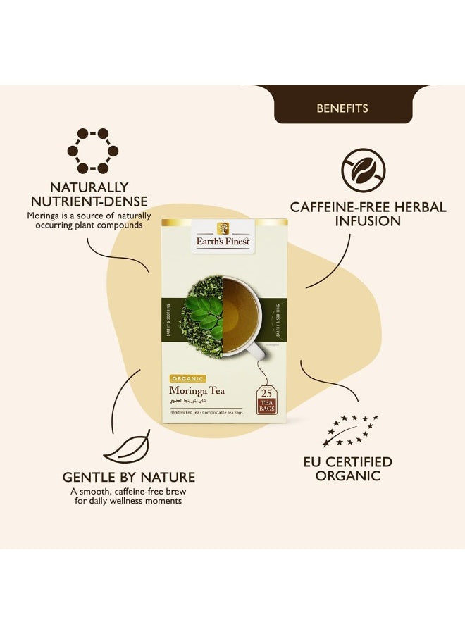 antioxidant rich, bags fresh, bags fresh flavor, caffeine free, earth s finest, flavor non, flavor non gmo, fresh flavor, fresh flavor non, gmo caffeine, moringa tea, non gmo, non gmo caffeine, organic moringa, rich herbal