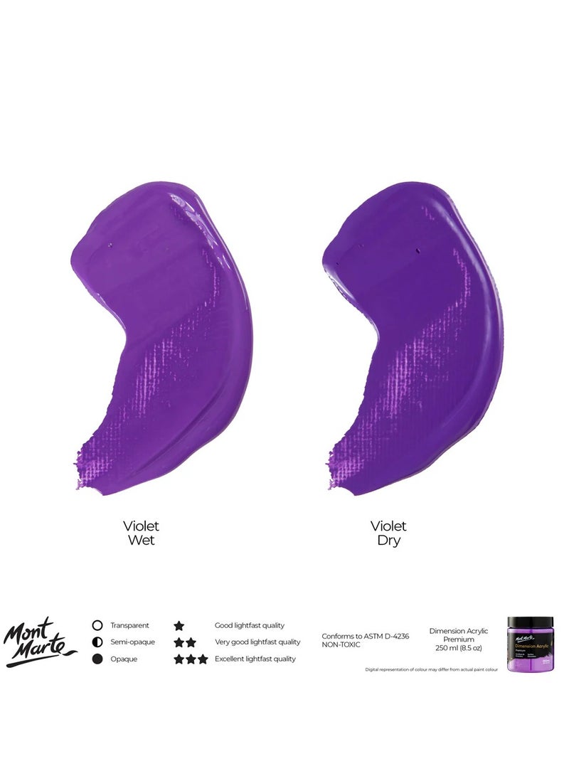 Mont Marte Dimension Acrylic 250ML Violet