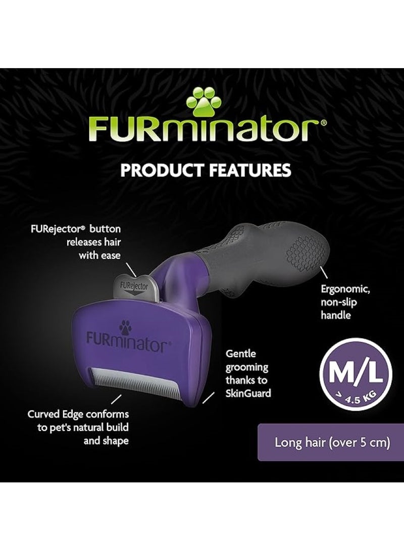 FURminator Cat Undercoat Deshedding Tool Long Hair