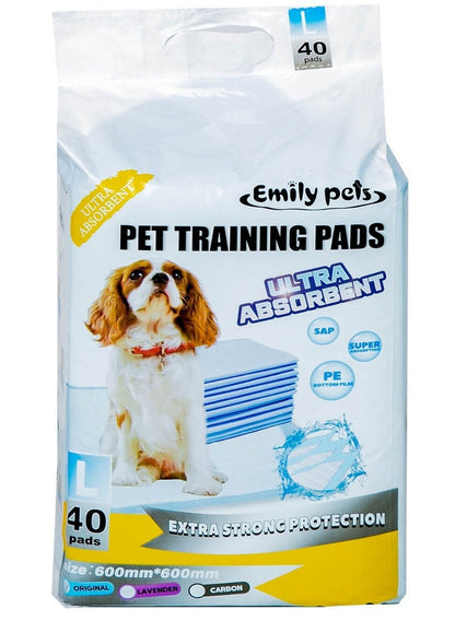 Emily Pets Dog Training Pads - Large 40 Pcs