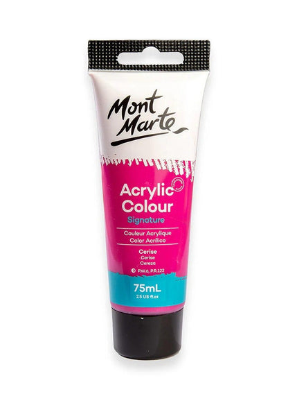 Mont Marte Cerise Acrylic Paint 75ML Tube