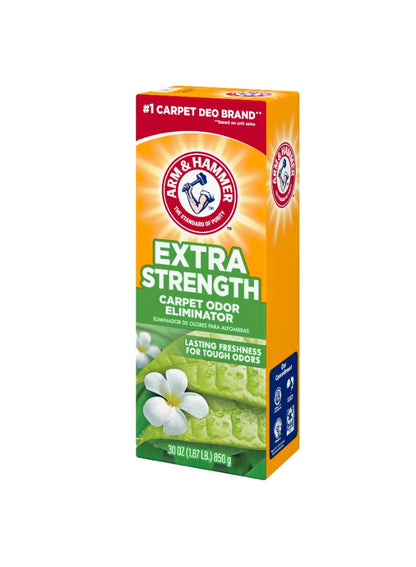 850g arm, arm & hammer, carpet odor, carpet odor eliminator, dirt pet, extra strength, extra strength carpet, let dry, multi-purpose, odor eliminator, pet hair, strength carpet, strength carpet odor, value arm
