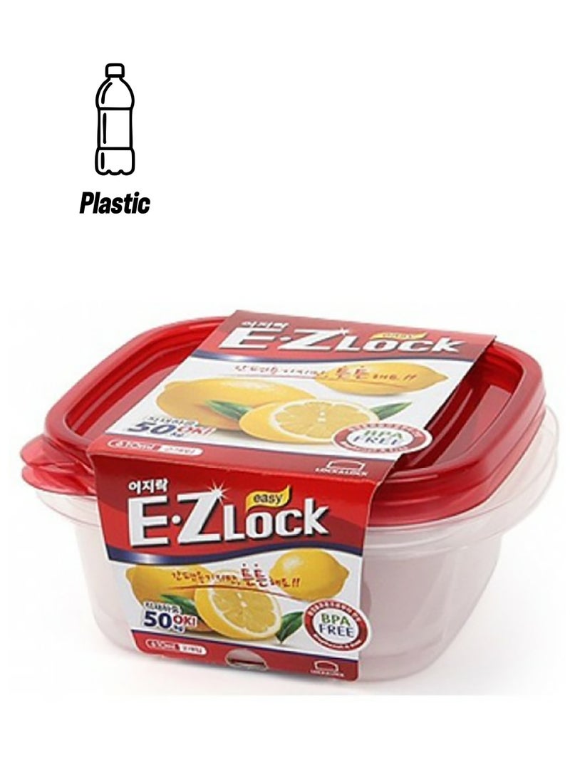 LocknLock 2-Piece E.ZLock Food Storage Set