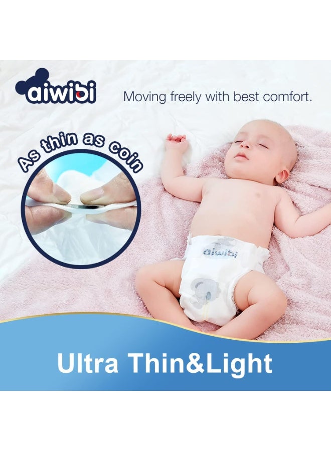 Aiwibi Ultra-Thin Baby Tape Diapers Size 2 Small