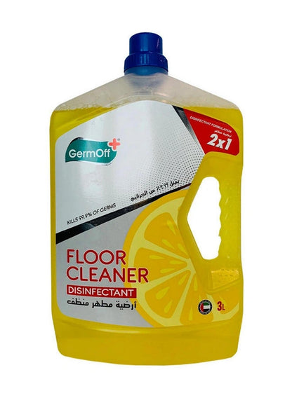 GermOff Floor Cleaner Disinfectant Lemon 3 Ltr