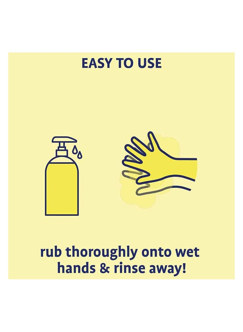 Organic Lemon Infused Hand Wash 470 ML - Originally Yellow