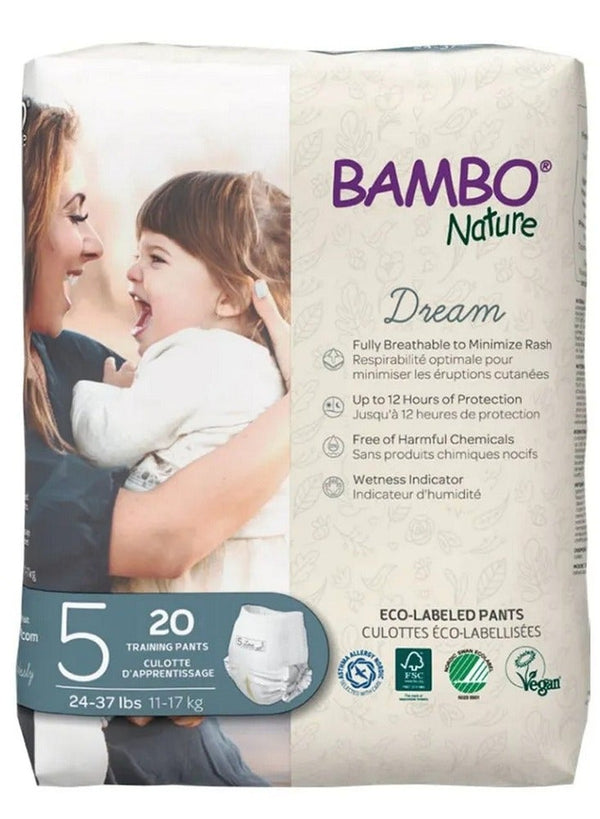 BAMBO NATURE Eco Friendly Diaper Pants Size 5