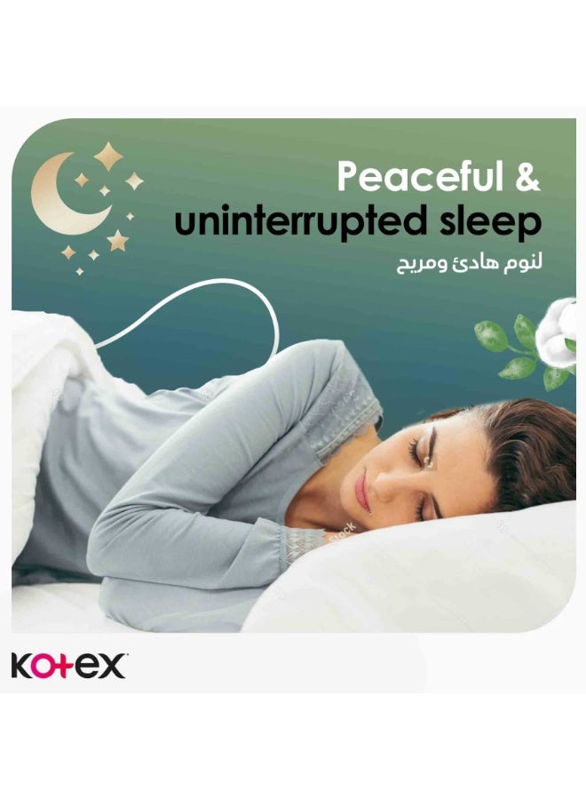Kotex Natural Maxi Protect Pads - Overnight Comfort