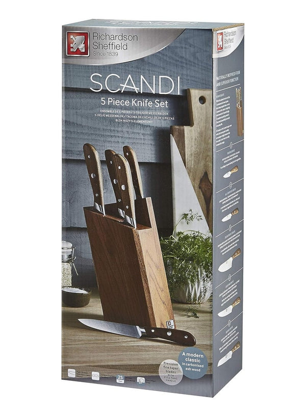 Stainless Steel Knife Block Set by Richardson Sheffield