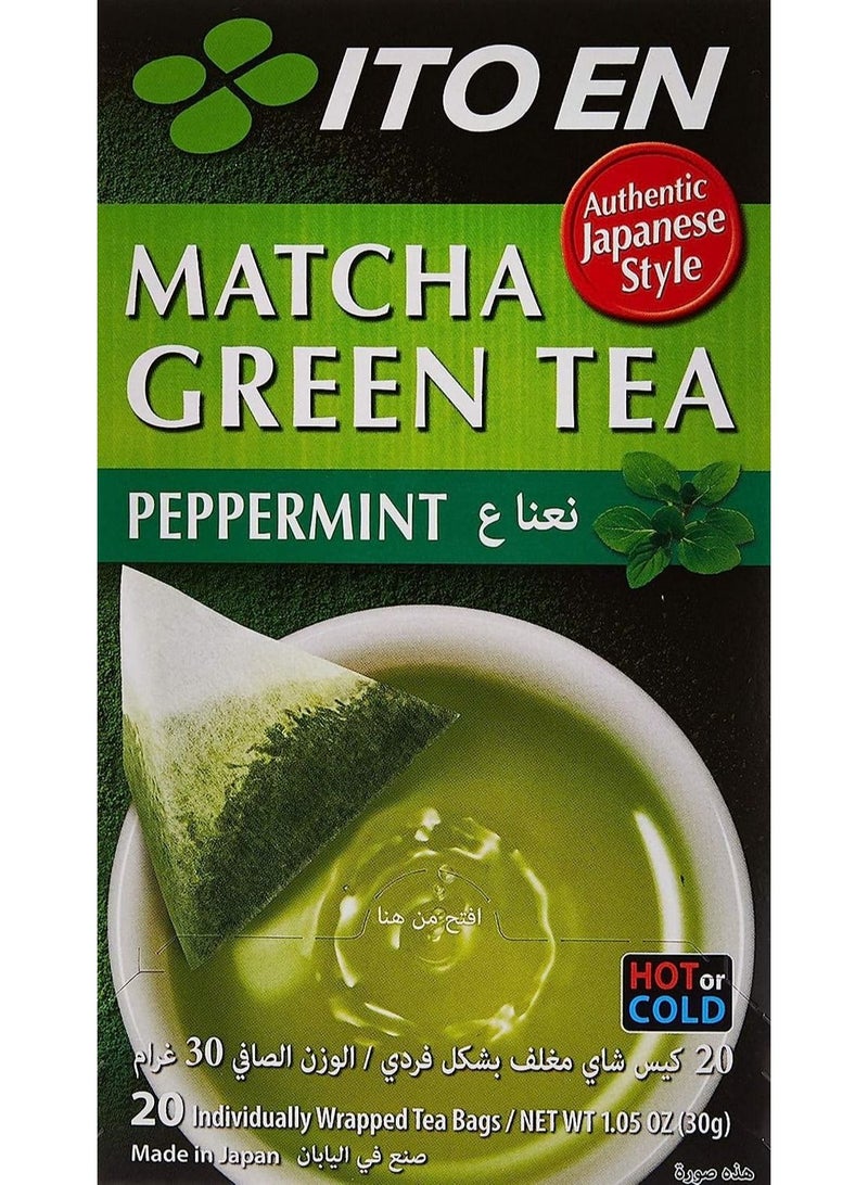 Ito En Matcha Green Tea Peppermint 20 Bags