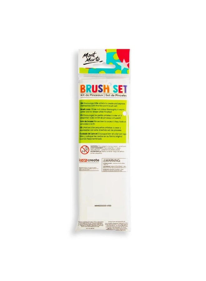 Mont Marte Kids Brush Set 6 Pcs
