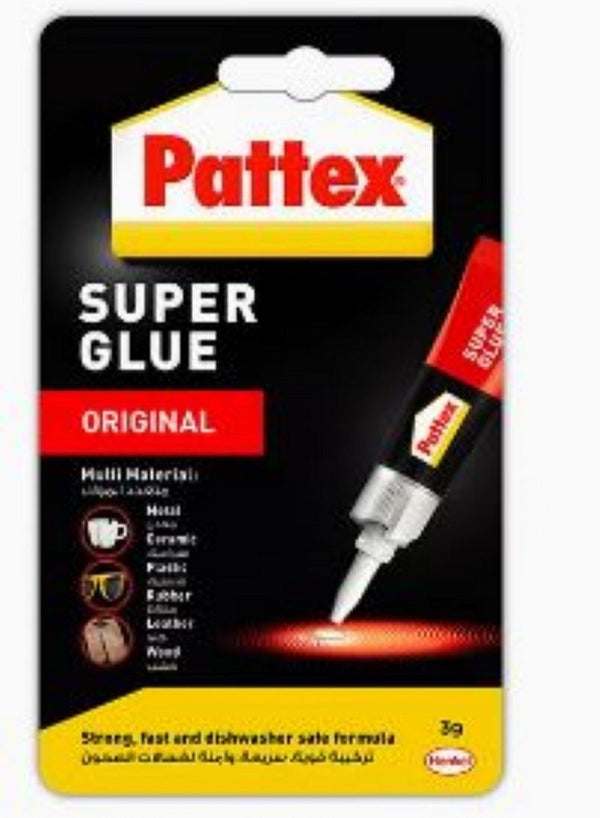 Pattex Super Glue Original 3G - Instant Adhesive