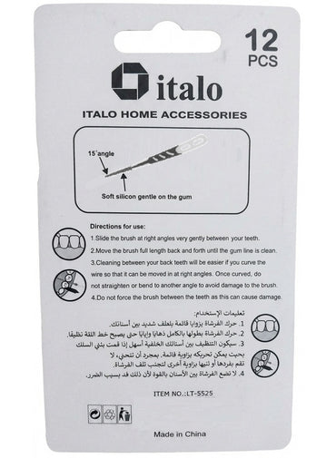 ITALO Soft Inter Picks 12 Pcs Pack