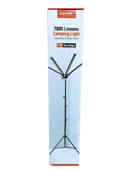 Porodo 7800 Lumens Camping Light with Tripod