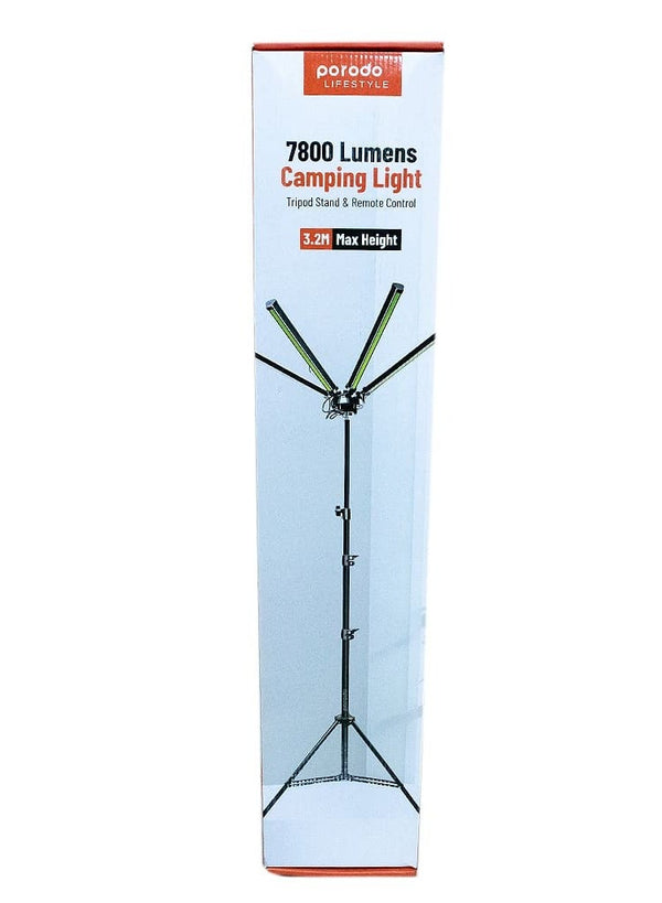 Porodo 7800 Lumens Camping Light with Tripod