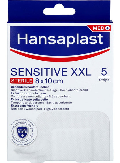 Hansaplast Sensitive XXL Strips, Extra Comfort