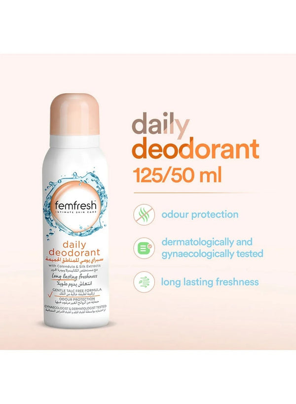 Fem Fresh Daily Intimacy Deodorant 125ml