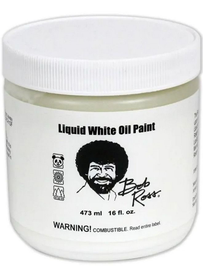 BOB ROSS Liquid White Oil Paint 473ml