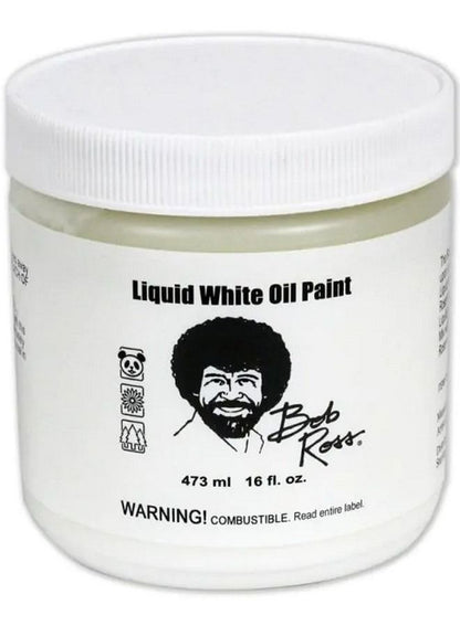 BOB ROSS Liquid White Oil Paint 473ml