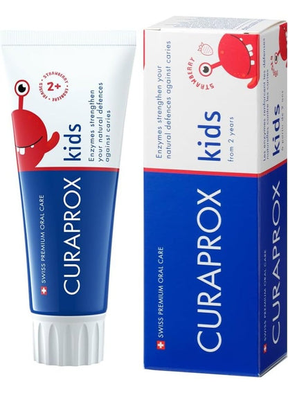 CURAPROX Kids No Fluoride Toothpaste Strawberry 60 ML