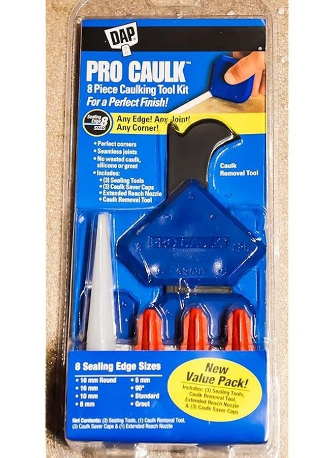 Dap Pro Caulk 8 Pcs Caulking Tool Kit