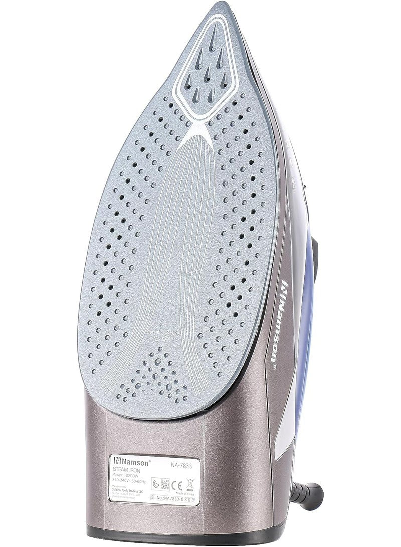 NAMSON 2200W Steam Iron with Ceramic Soleplate