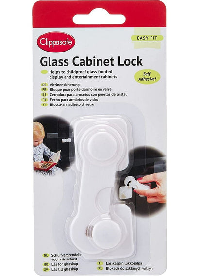 Clippasafe Glass Cabinet Lock for Child Safety