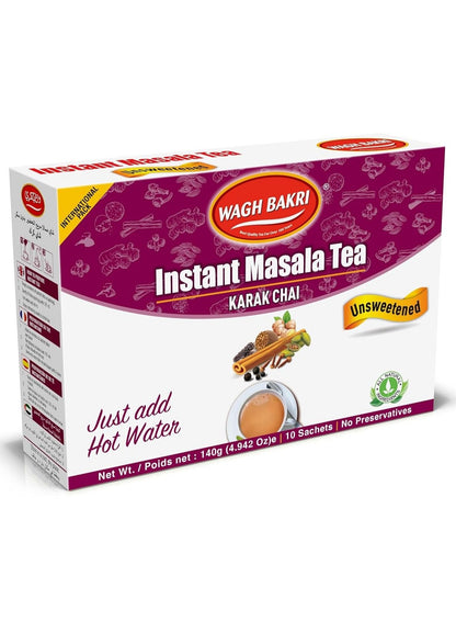 chai unsweetened, chai unsweetened 140g, instant masala, instant masala tea, karak chai, karak chai unsweetened, masala tea, masala tea karak, mix tea, rich tea, tea karak, tea karak chai, tea mix, unsweetened 140g, wagh bakri