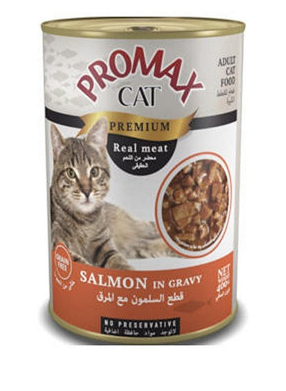 Promax Cat Premium Real Meat Salmon In Gravy 400G