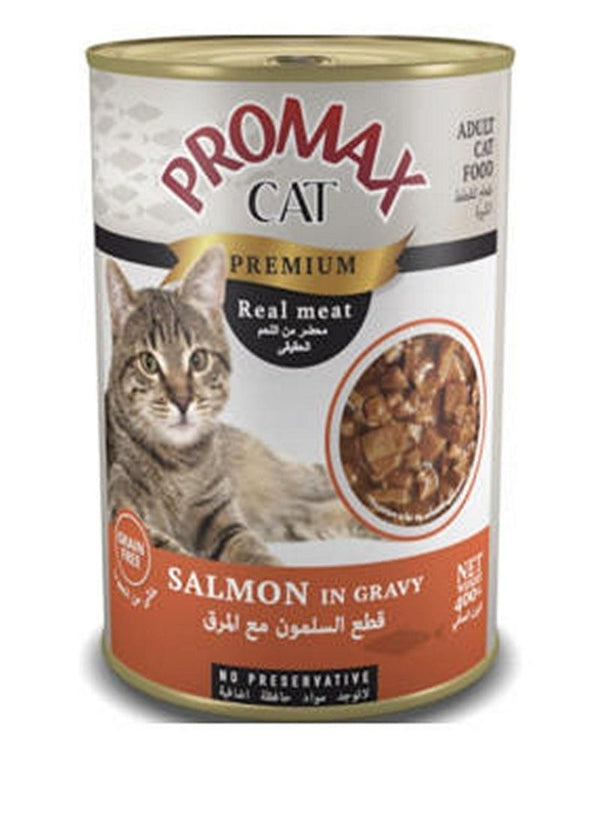 Promax Cat Premium Real Meat Salmon In Gravy 400G