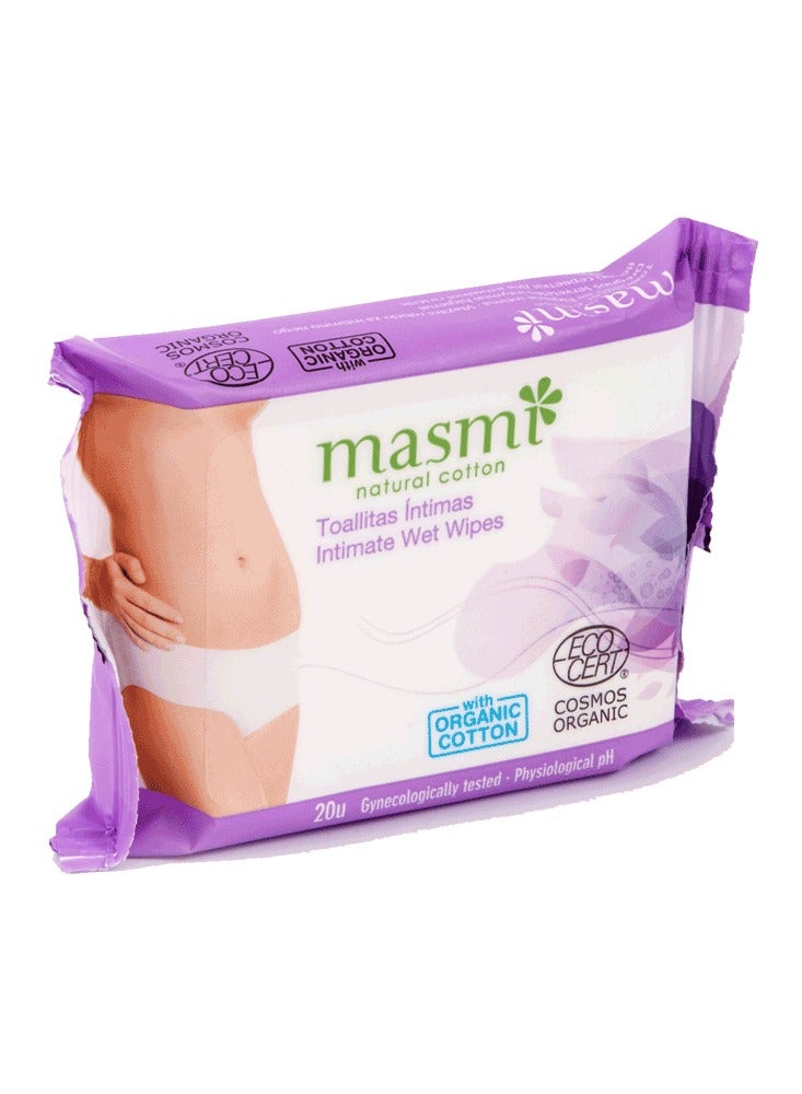 Masmi Intimate Wet Wipes 20 Pack